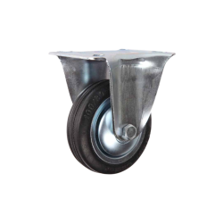 RHINO Caster Wheel WR 3" Rubber (Rigid) 