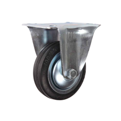 RHINO Caster Wheel WR 4" Rubber (Rigid) 