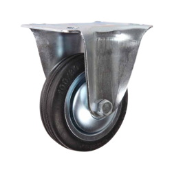 RHINO Caster Wheel WR 5" Rubber (Rigid) 