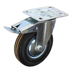 RHINO Caster Wheel WS 6" Rubber (With Break) 
