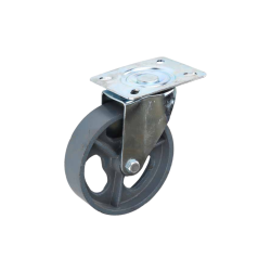 RHINO Caster Wheel WS 3" Iron (Top Plate) 
