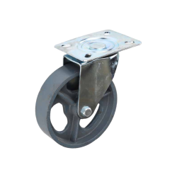 RHINO Caster Wheel WS 4" Iron (Top Plate) 