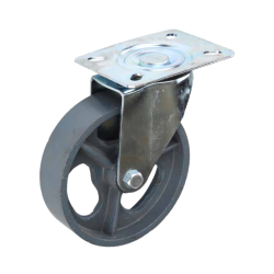RHINO Caster Wheel WS 5" Iron (Top Plate) 