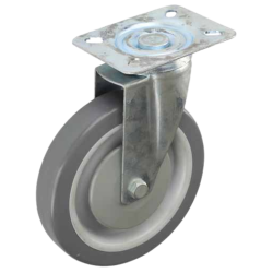 RHINO Caster Wheel WS 5" PU (Top Plate) 