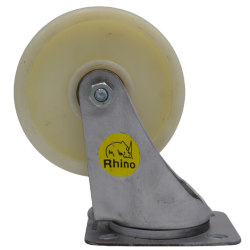 RHINO Caster Wheel Nylon 6" (Top Plate) 