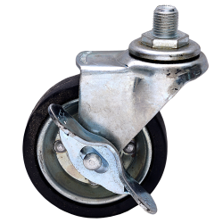RHINO Caster Wheel Metal Ring 4" Screw Break (RT/SBK-100RM) 