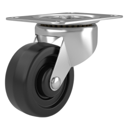 SKK PVC Ball Caster 2" Top Plate ( Zinc ) 