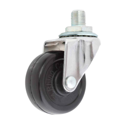 RHINO Caster Wheel Rubber 2 1/2" Screw (RT-65R) 