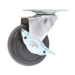RHINO Caster Wheel Rubber 2 1/2" Break (RG/SBK-65R) 