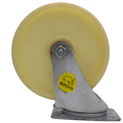 RHINO Caster Wheel WS 8"Nylon (Top Plate) 