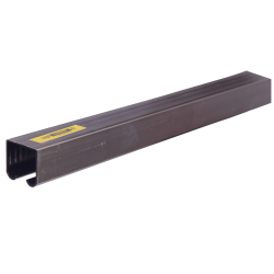 Alu Sliding Door Rail Brown Small
