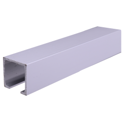 Alu Sliding Door Rail White Small