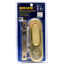 SOLEX Sliding Door Lock 252 PB 