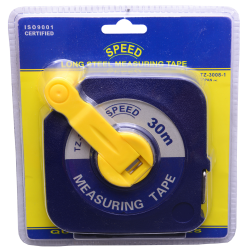 SPEED Measuring Tape Steel 30M/100' (Card) TZ-3008-1